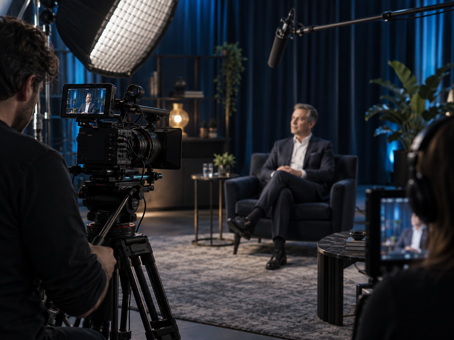 Professional executive interview production at AGUYB Studios
